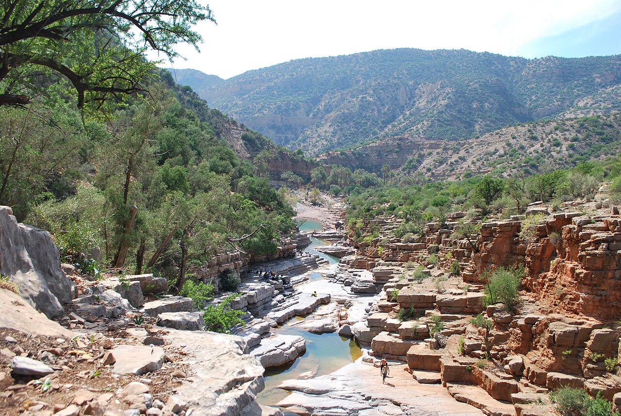 Paradise Valley, in the hills near Agadir